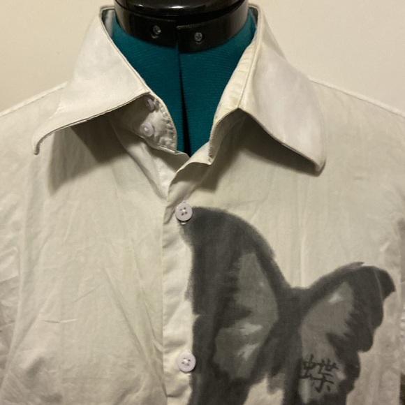 INC International Concepts printed Dress Shirt. Lg long sleeves - Picture 4 of 6